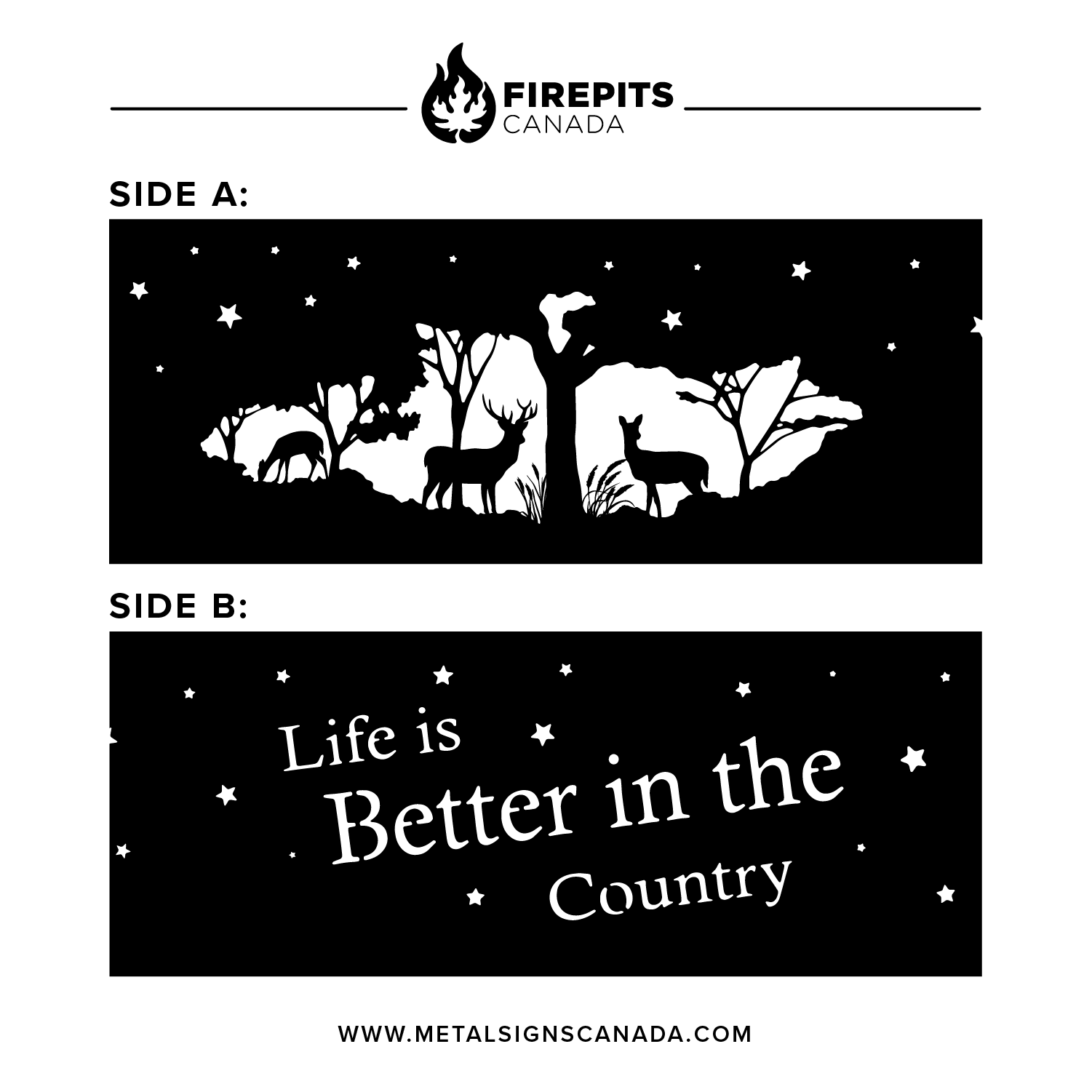 Life Is Better in the Country - Deer Scene