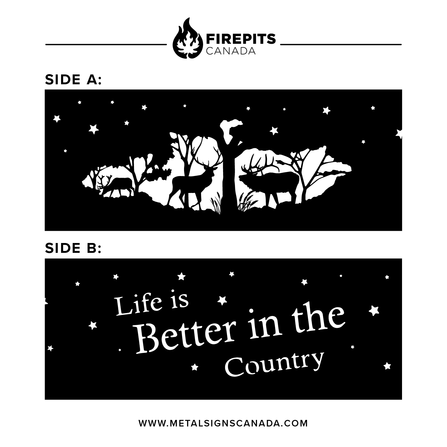 Life Is Better in the Country - Elk Scene